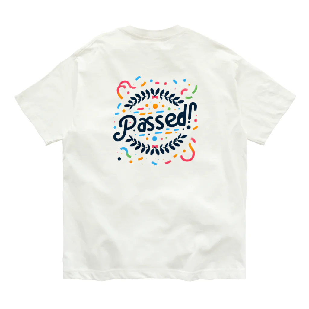 わっしょいの合格PASSED オーガニックコットンTシャツ