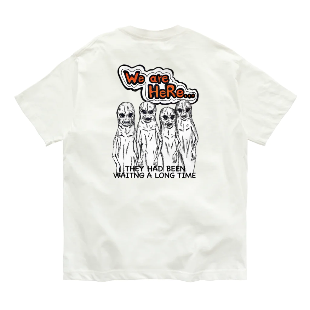 VenturaのWe are HeRe...我々はここにいる。 オーガニックコットンTシャツ