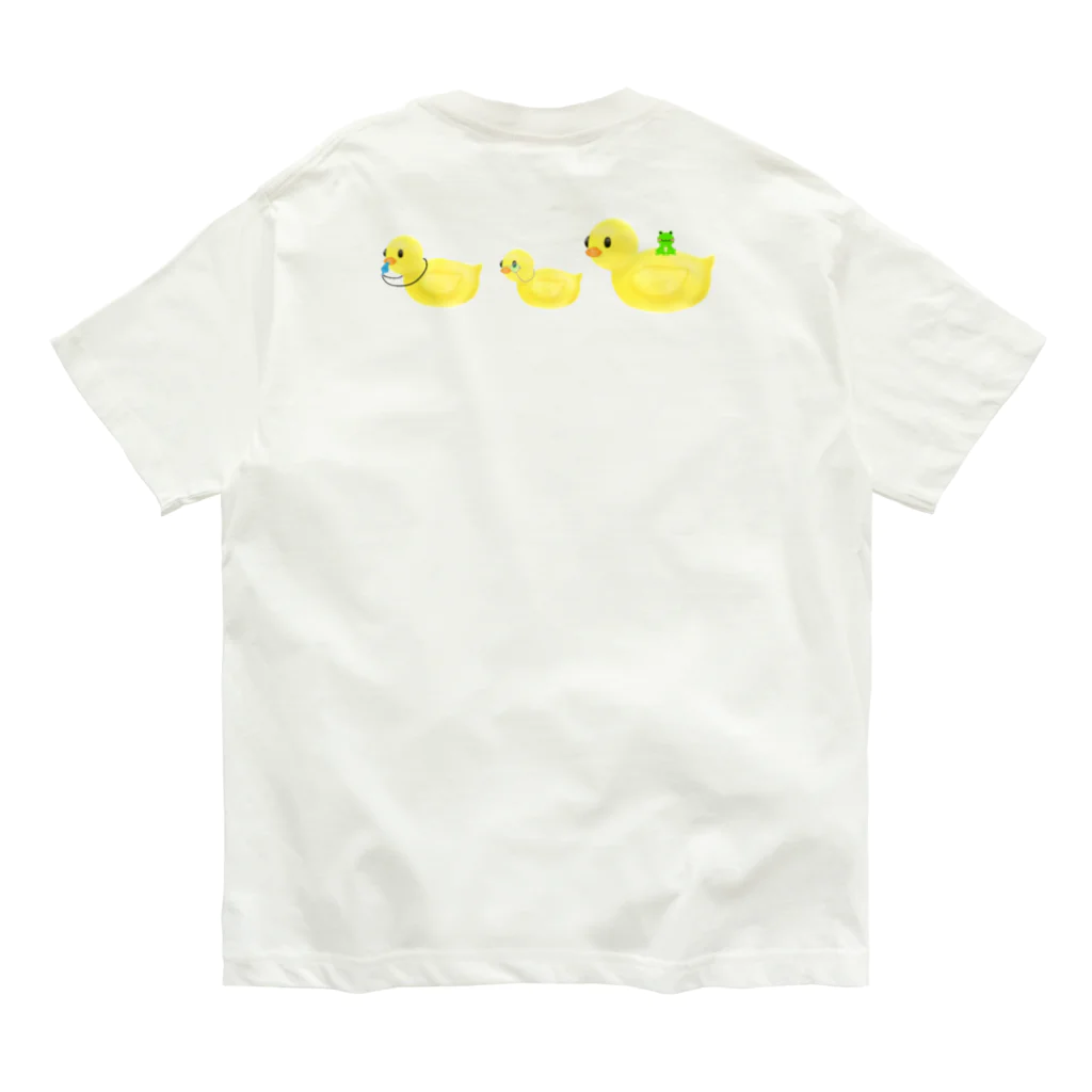 モノウサワールドの水ヨーヨーに住むアヒルさん① Organic Cotton T-Shirt