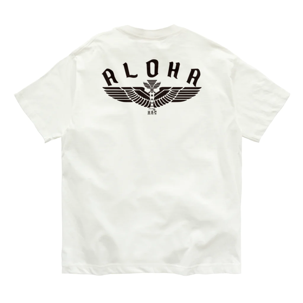 ハワイスタイルクラブの〔Back Print〕Aloha Wing オーガニックコットンTシャツ