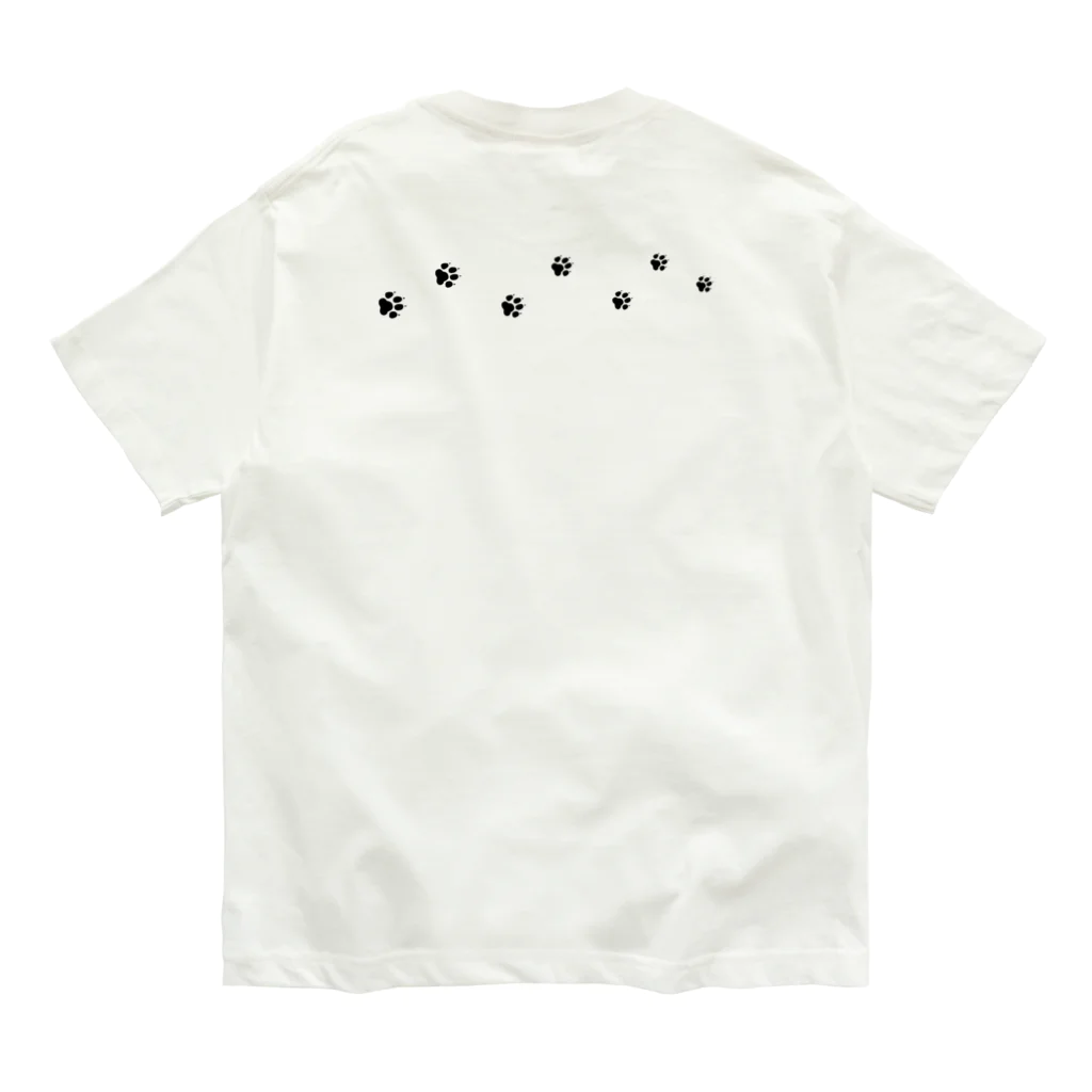 Chiyo.Wan(🐕🕊️のお店)のふわふわ白わんこ あっぷ オーガニックコットンTシャツ