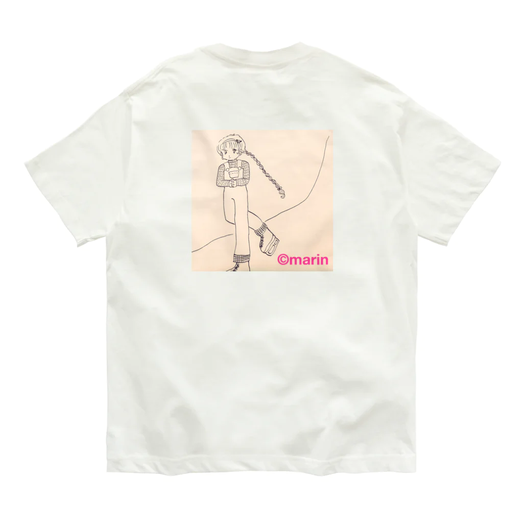 まりんのアイススケート⛸少女 Organic Cotton T-Shirt