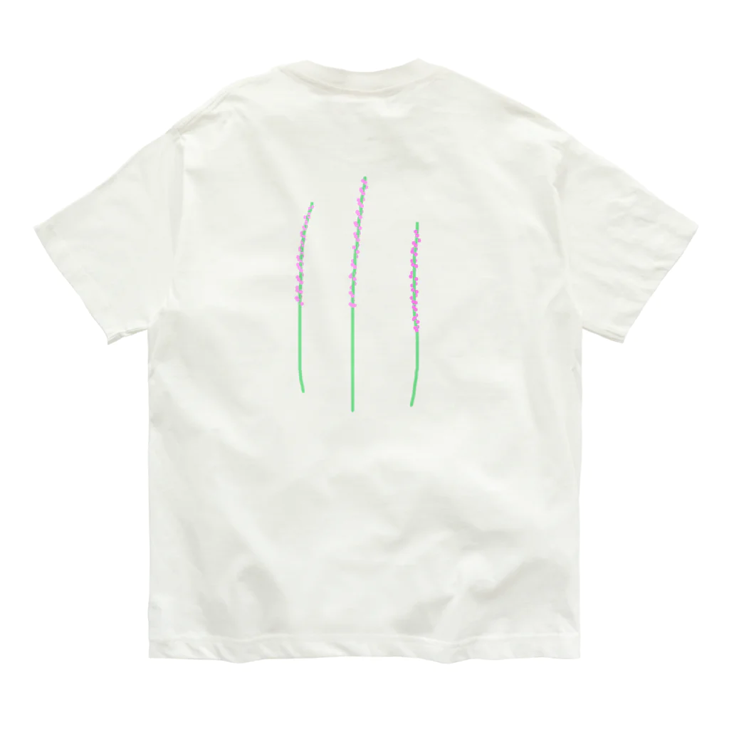 風野ひつじのネジバナ Organic Cotton T-Shirt