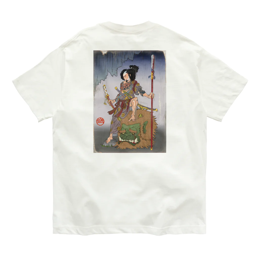 nidan-illustrationの"武者絵" オーガニックコットンTシャツ