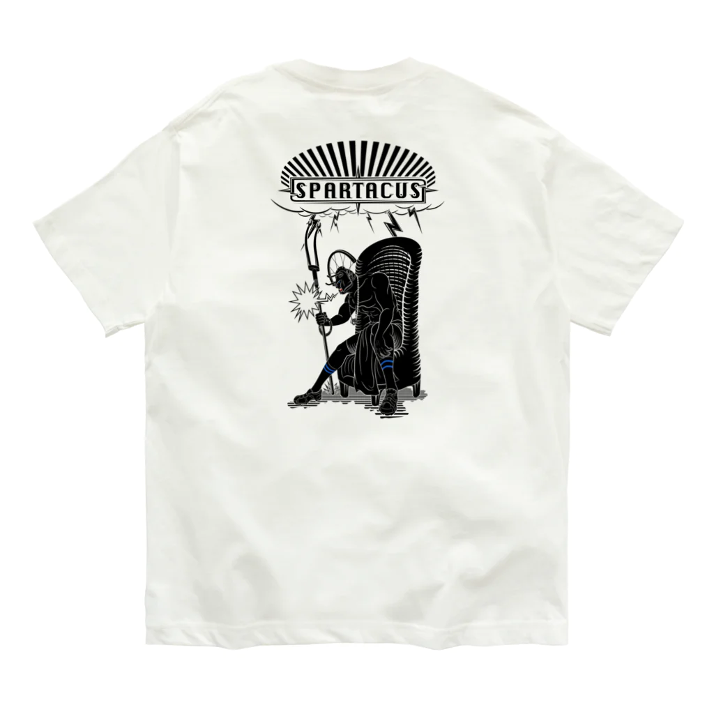 nidan-illustrationのspartacus 1-#2 (black ink) Organic Cotton T-Shirt