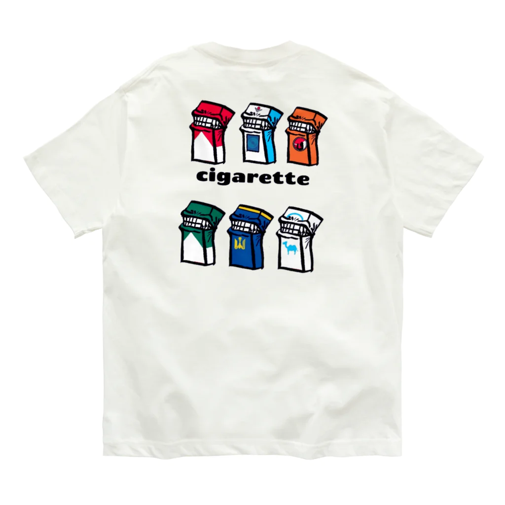 𓃬のcigarette オーガニックコットンTシャツ