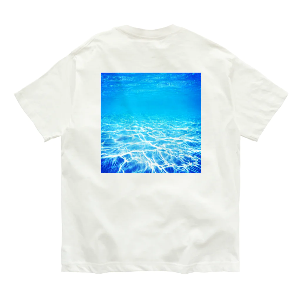 BARE FEET/猫田博人の沖縄の海 オーガニックコットンTシャツ