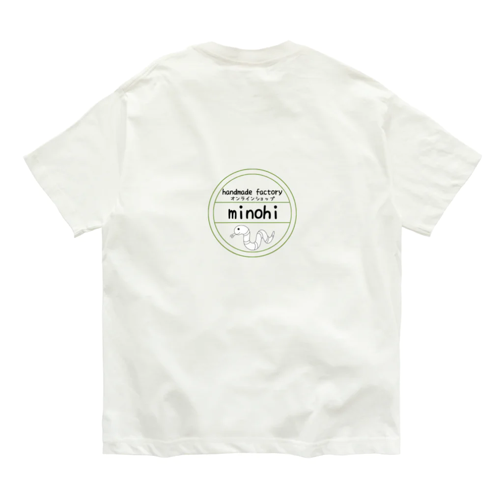 minohiのFlowers & Girls オーガニックコットンTシャツ