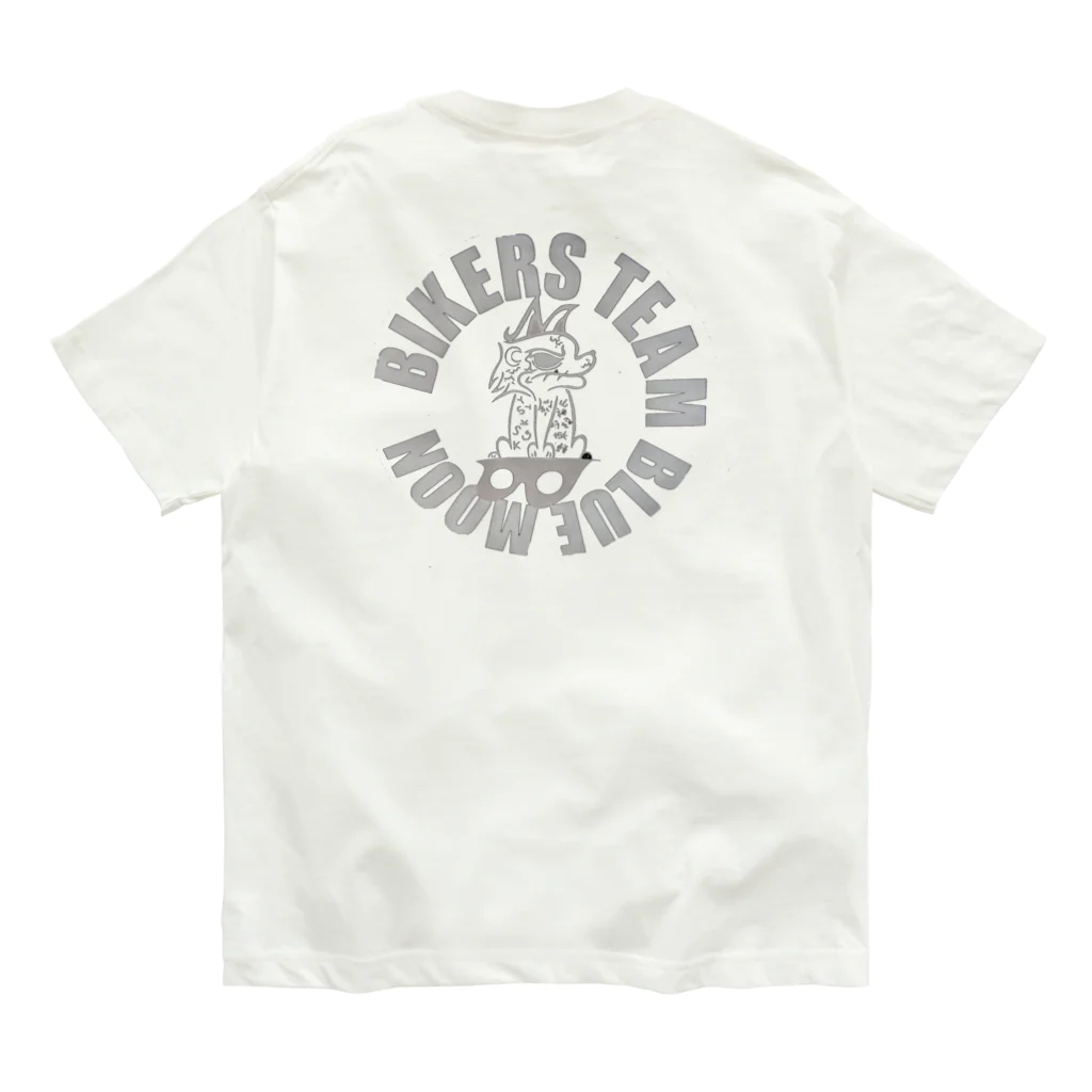 zombie6824のBIKERS TEAM BLUE MOONシリーズに Organic Cotton T-Shirt