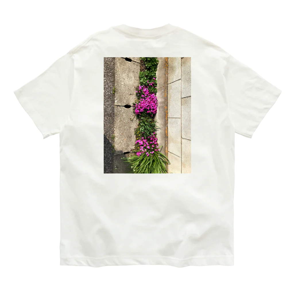 些細な心の日曜日の道端の花たち Organic Cotton T-Shirt