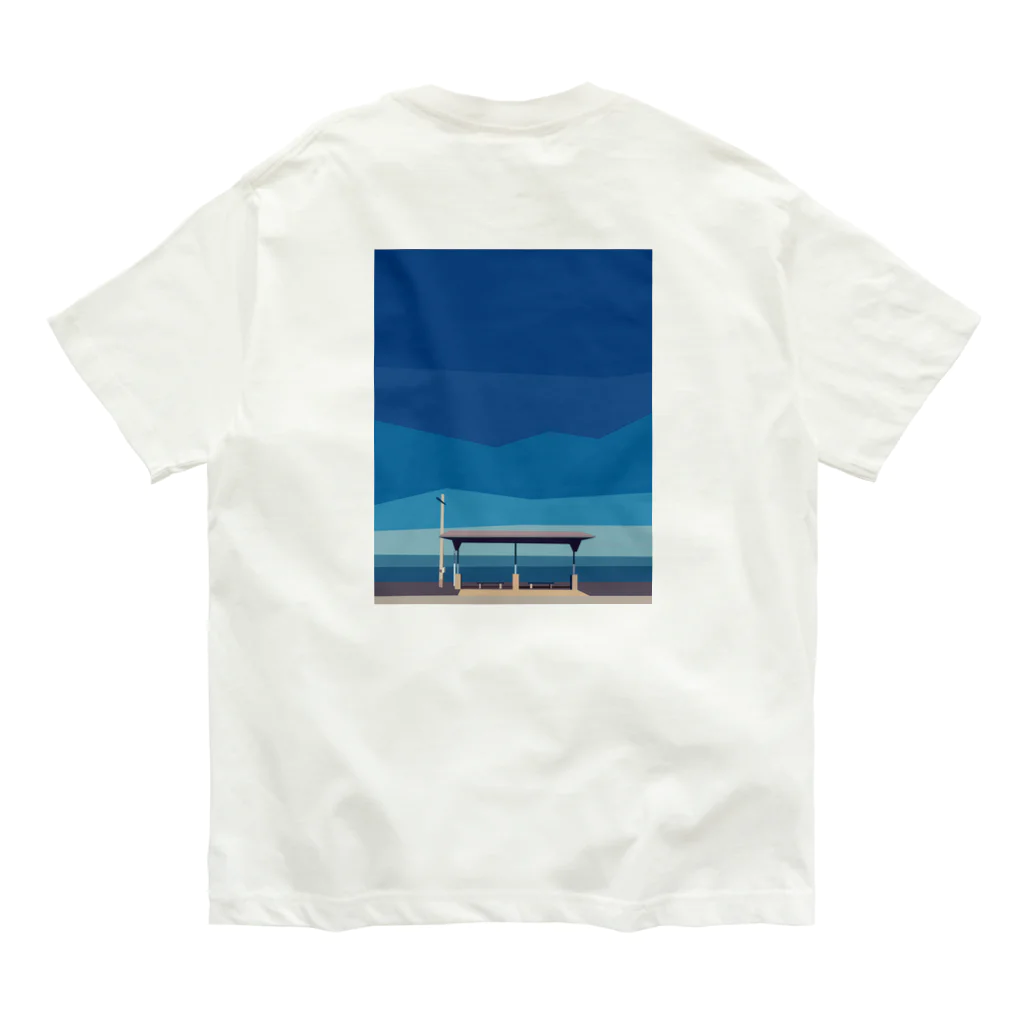 T-の青空　くもなし オーガニックコットンTシャツ