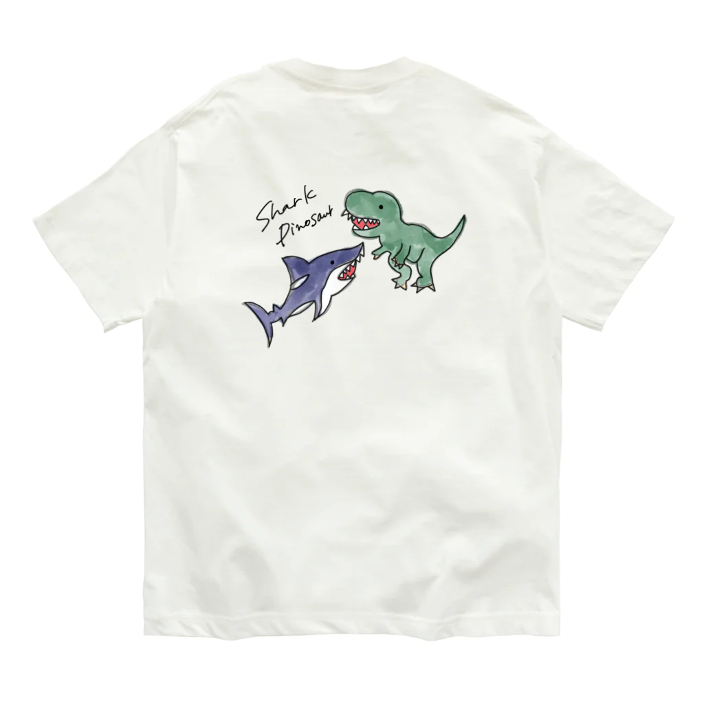 サメと恐竜展のサメVS恐竜 Organic Cotton T-Shirt