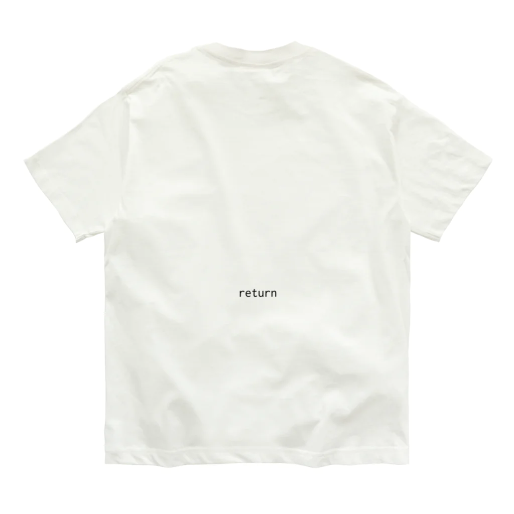 orumsのif - return Organic Cotton T-Shirt