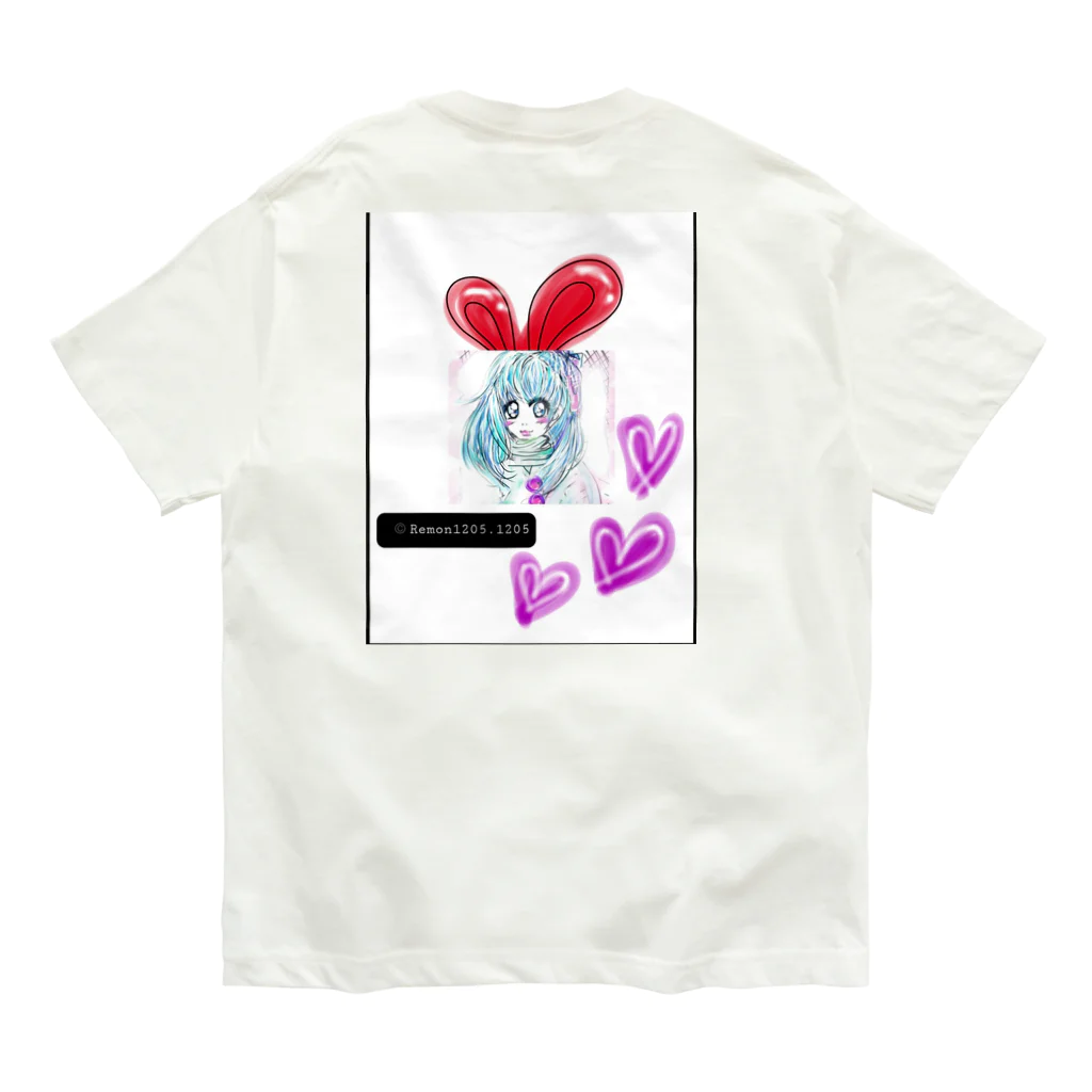 レモンかわいい女子♥️オリジナルショップのうさぎ♥️女子 Organic Cotton T-Shirt