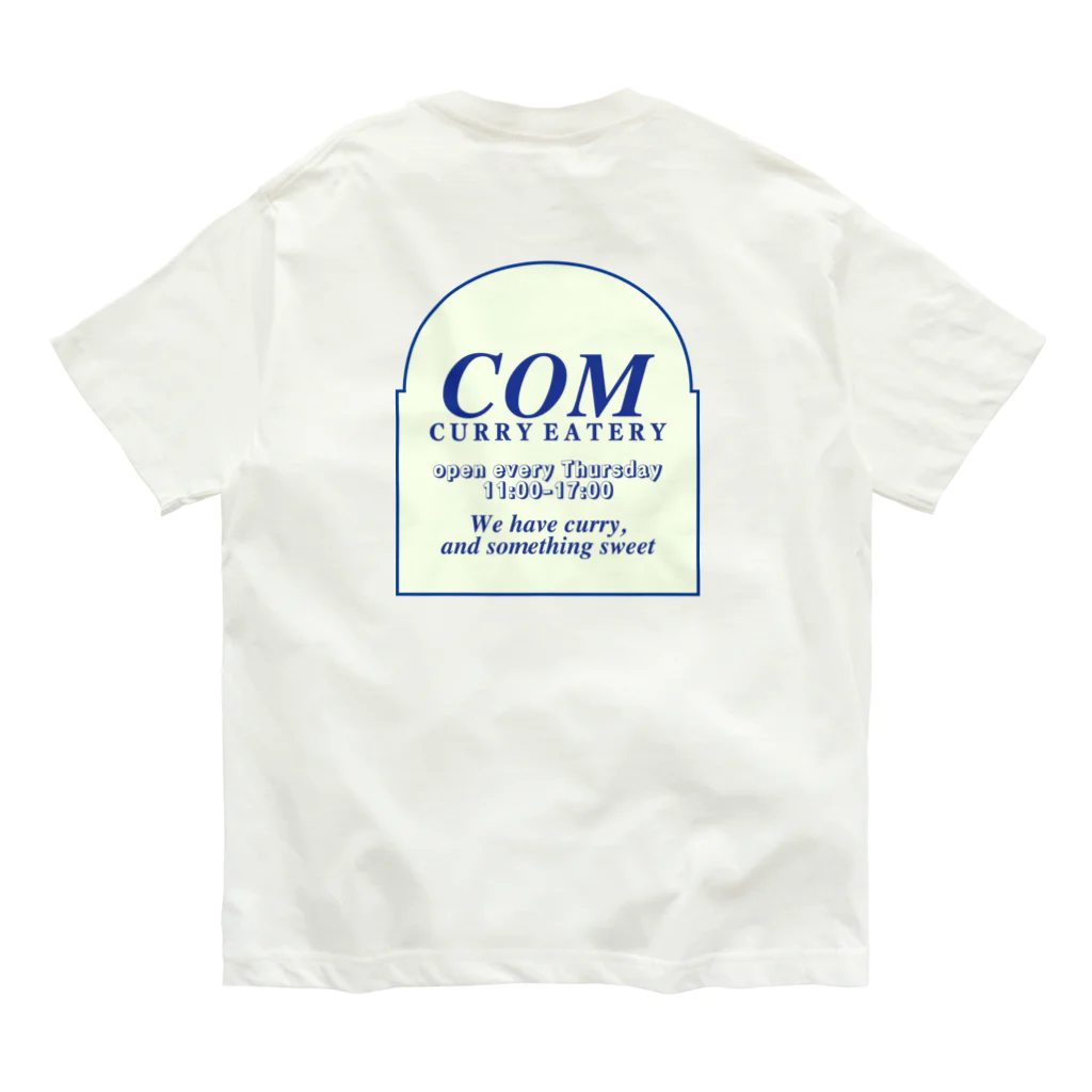 COM CURRY EATERYのCOM CYRRY EATERY オープン記念グッズ Organic Cotton T-Shirt