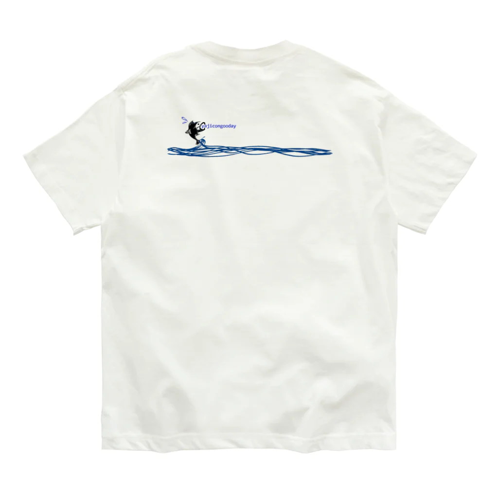 yajicongoodayのsplash オーガニックコットンTシャツ