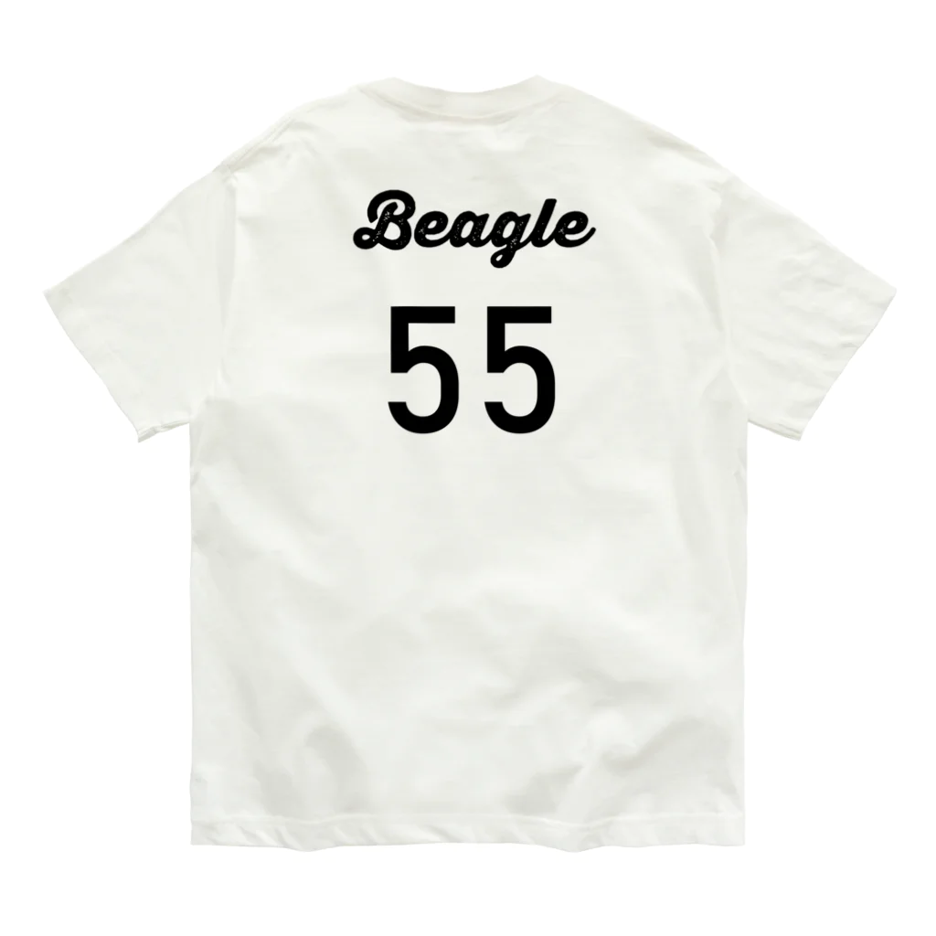 SATYのビーグルチーム　55番 オーガニックコットンTシャツ