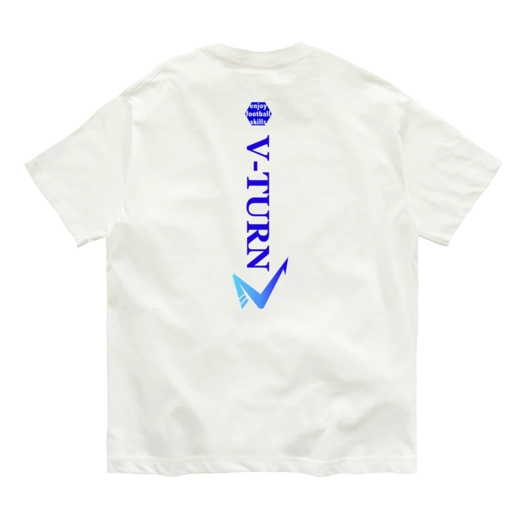 ドリブルTシャツのD-StudioのドリブルTシャツ：V-Turn Organic Cotton T-Shirt