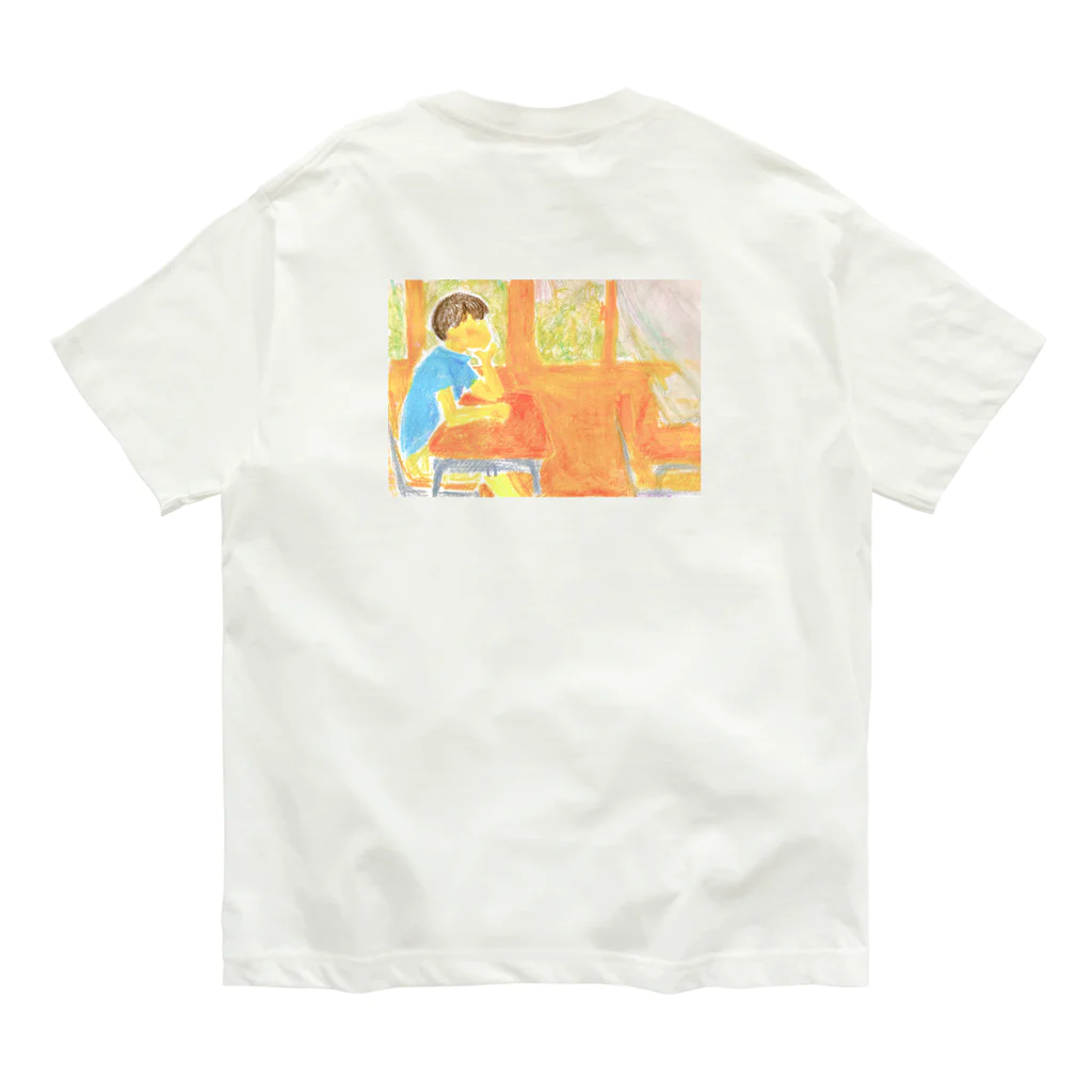 おねんね大使のチル(プール/絵) Organic Cotton T-Shirt