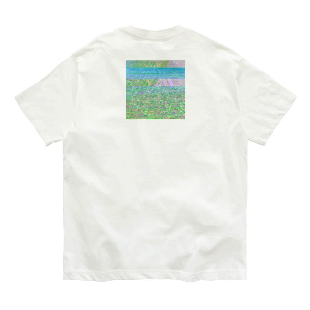 shantispaceの波 オーガニックコットンTシャツ