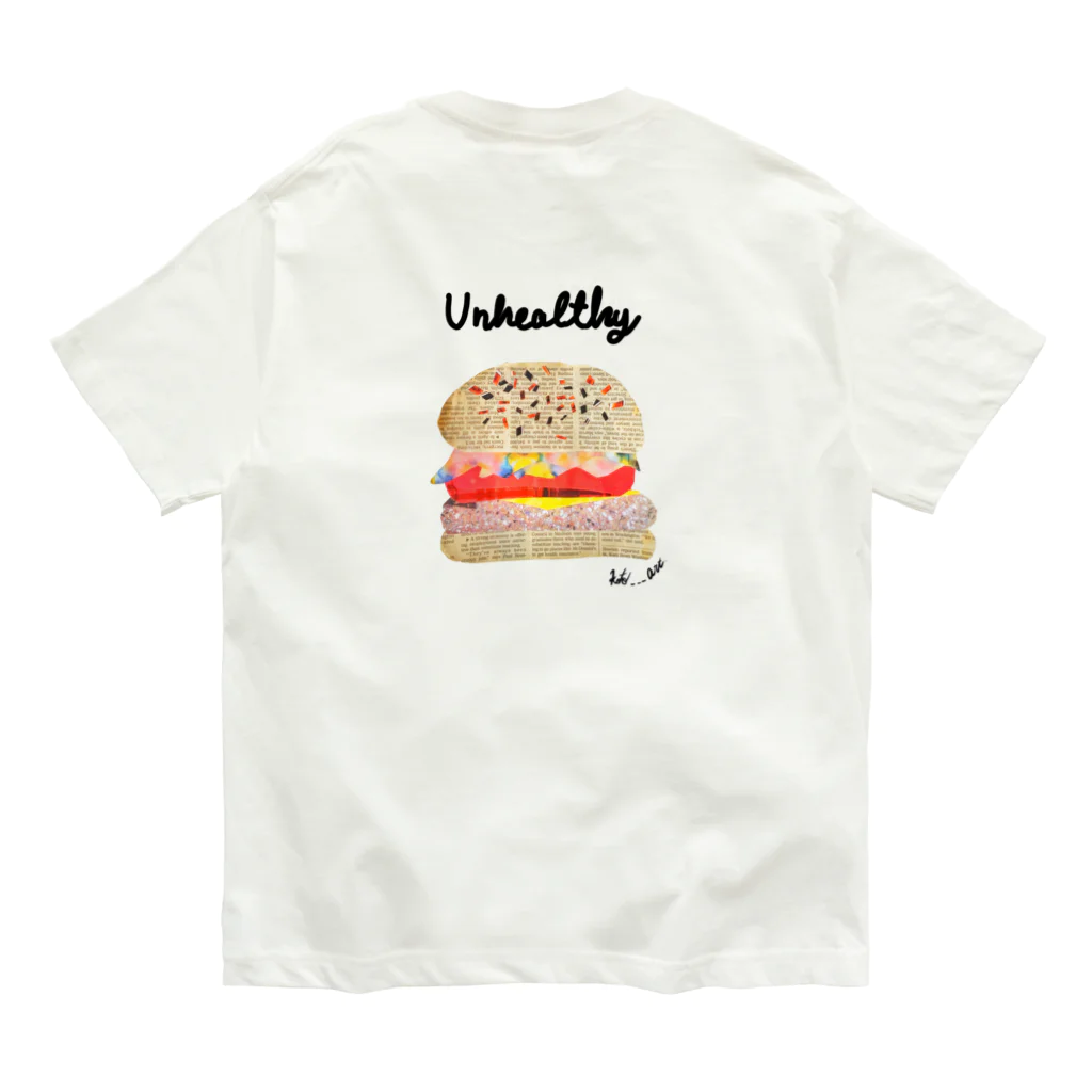 koto___artのUnhealthy オーガニックコットンTシャツ