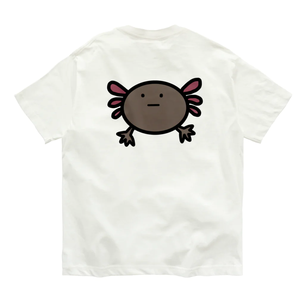 むぎねこのまるうぴ まーぶる オーガニックコットンTシャツ