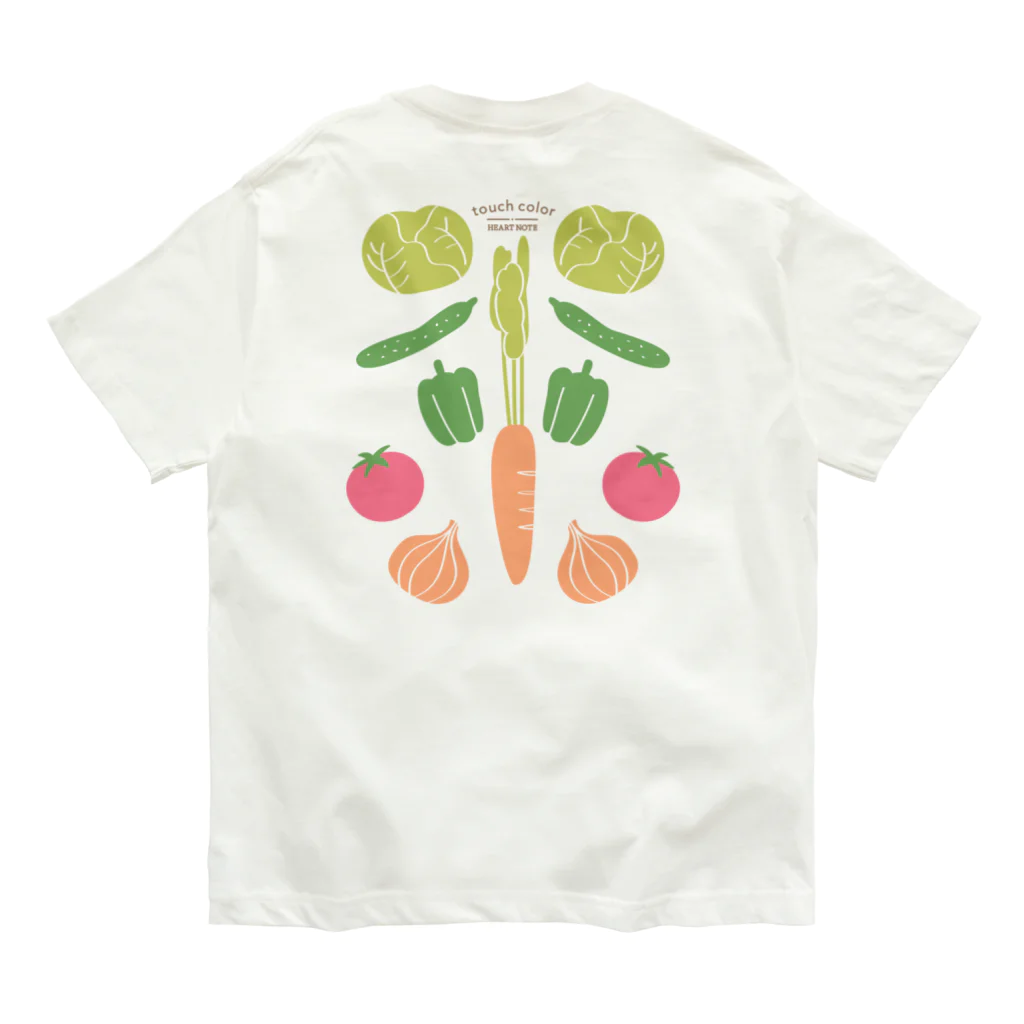 たっちからぁショップのなでなで野菜ナチュラル オーガニックコットンTシャツ