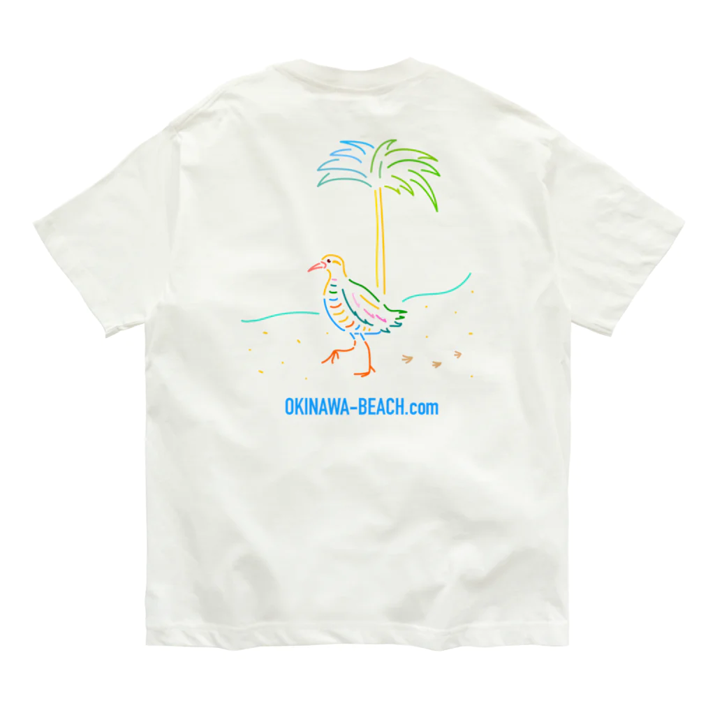 すえいろショップのOKINAWA BEACH オーガニックコットンTシャツ