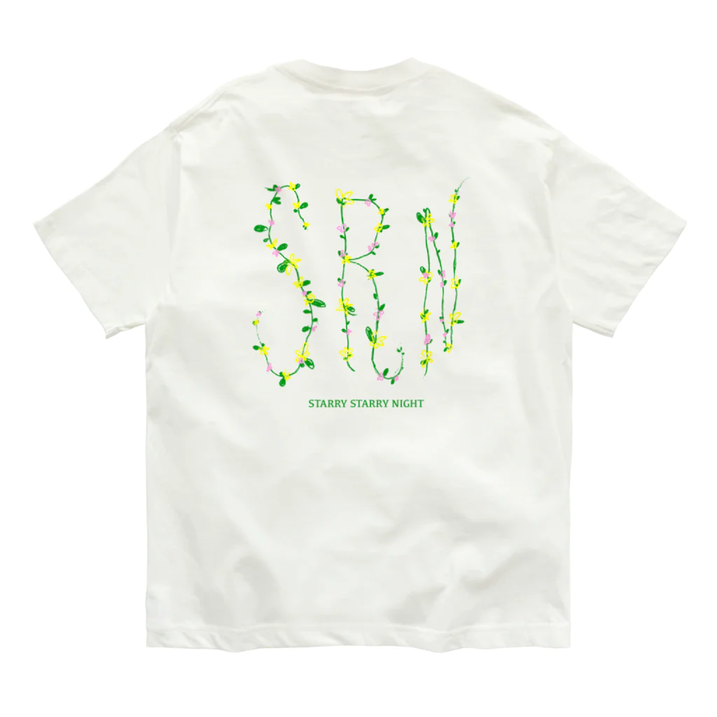 SRNのSRN お花ver. オリジナルグッズ Organic Cotton T-Shirt