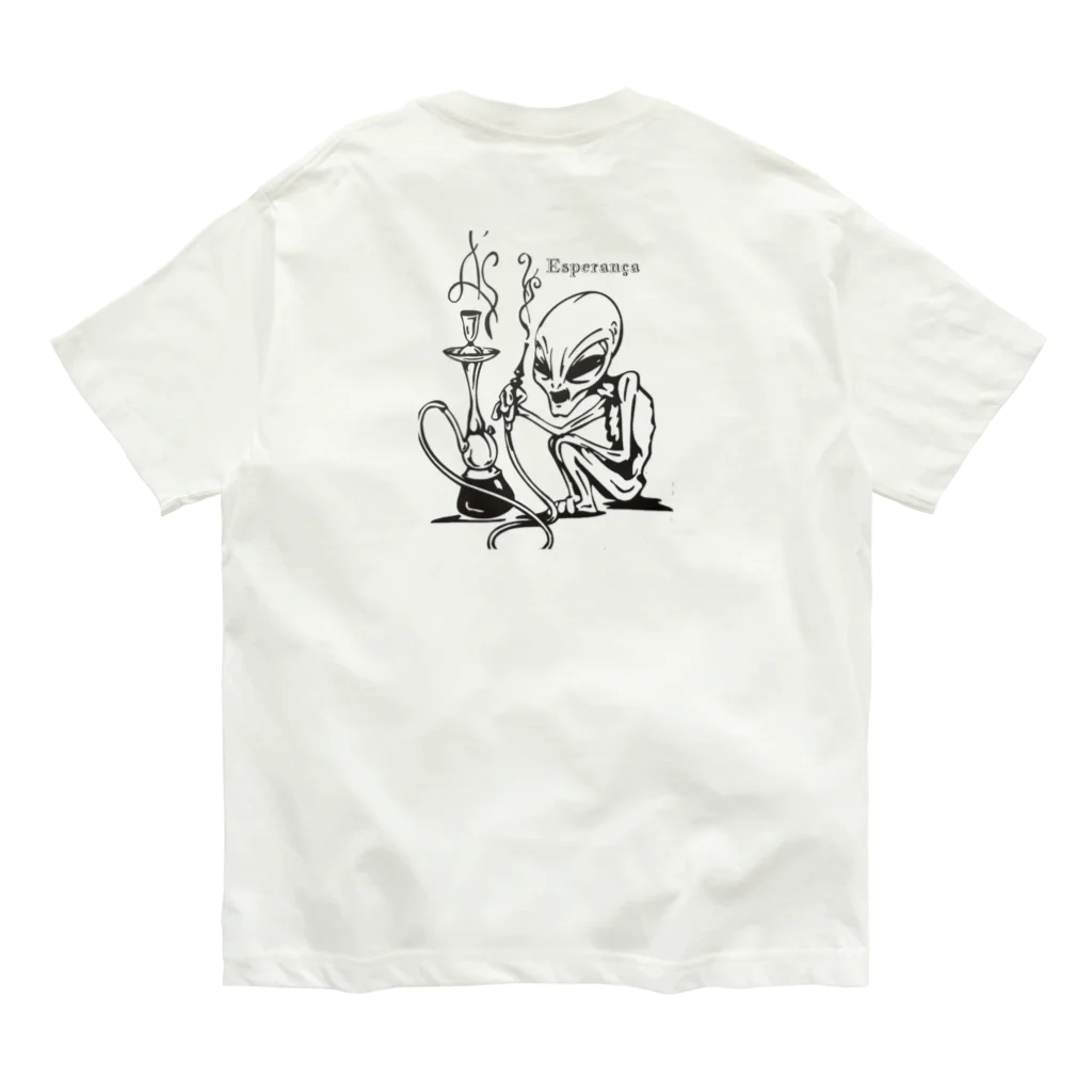 ganja manのalien trip Organic Cotton T-Shirt