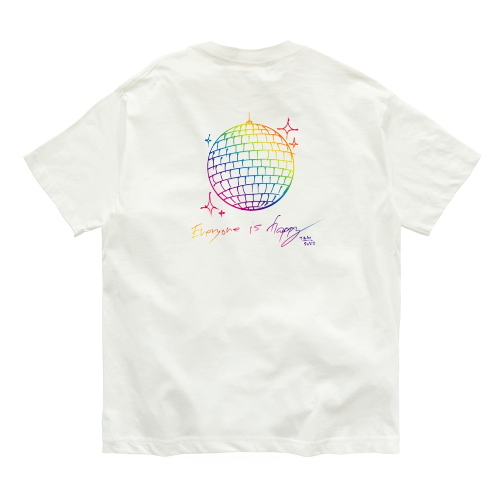 THE WONDERFUL WORLDのTWW2022ミラーボールTシャツ Organic Cotton T-Shirt