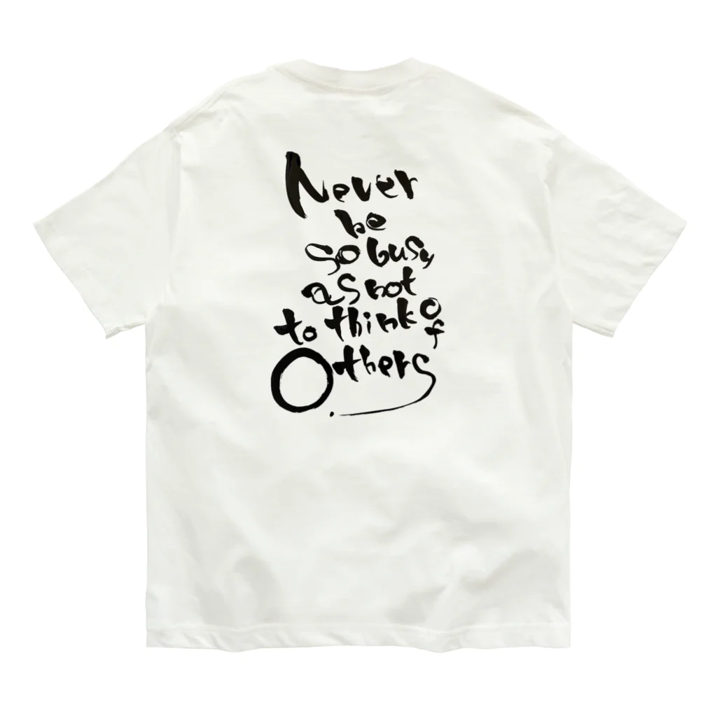 kichi_designの毛筆ロゴアートデザイン Organic Cotton T-Shirt