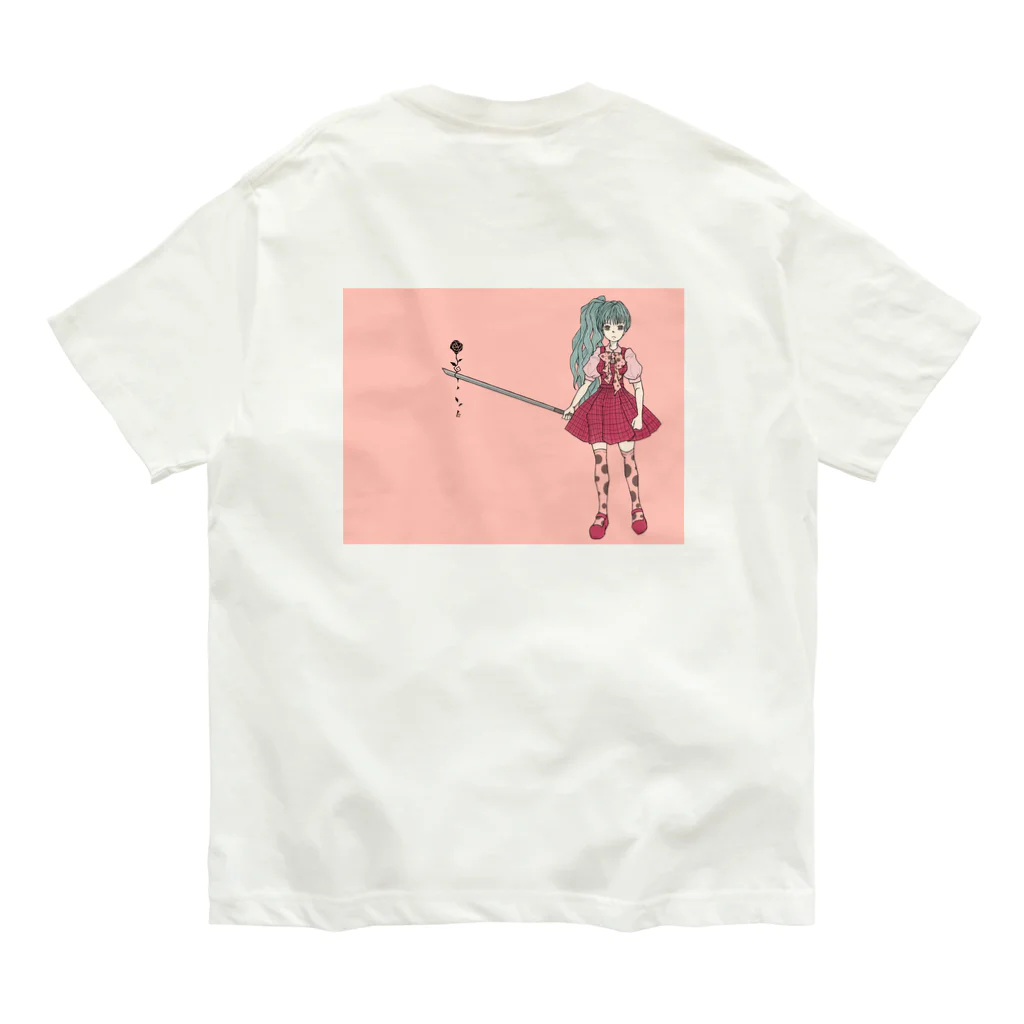 nenikireの刀ちゃん オーガニックコットンTシャツ