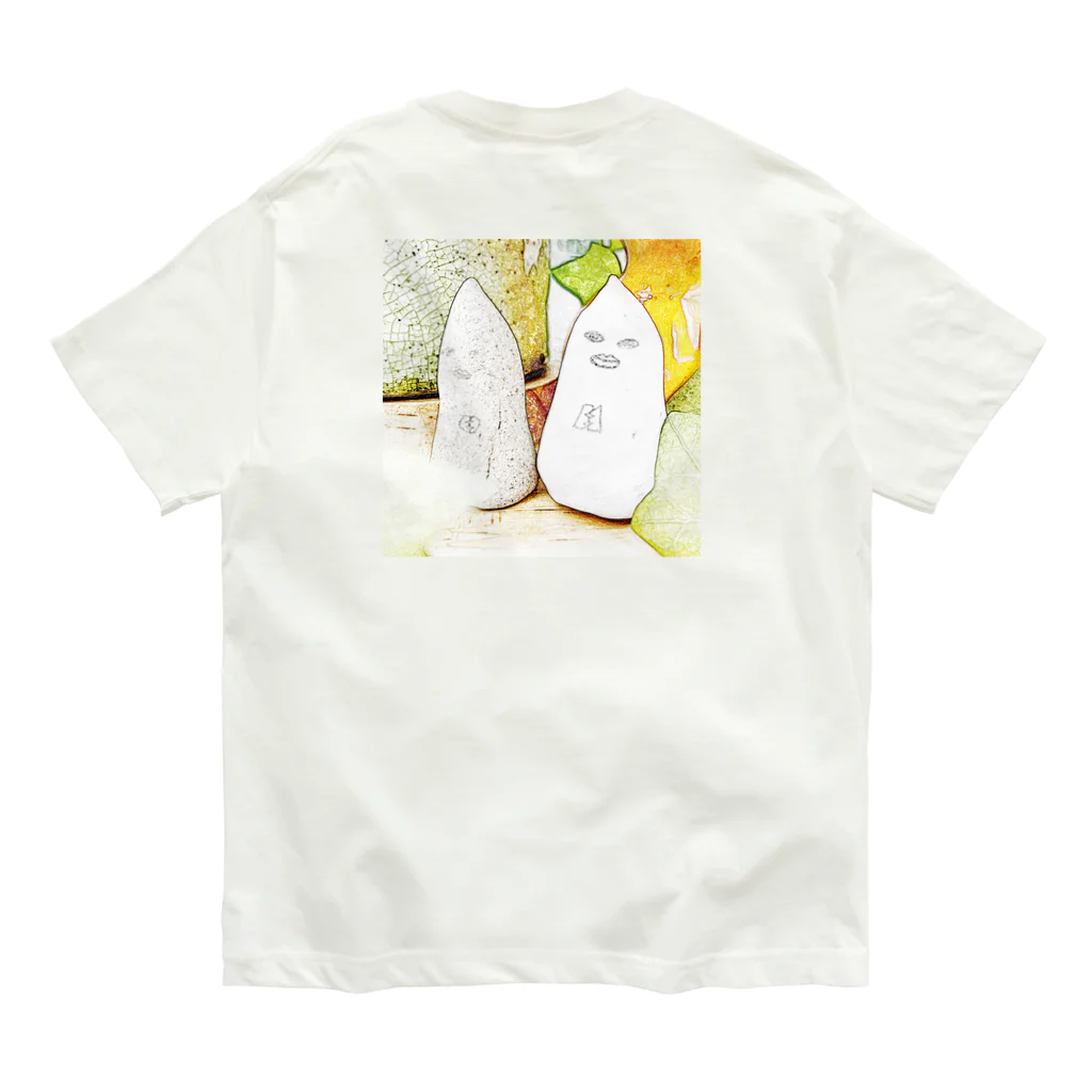 たばすこあまがえるのんこさま色鉛筆画風 Organic Cotton T-Shirt