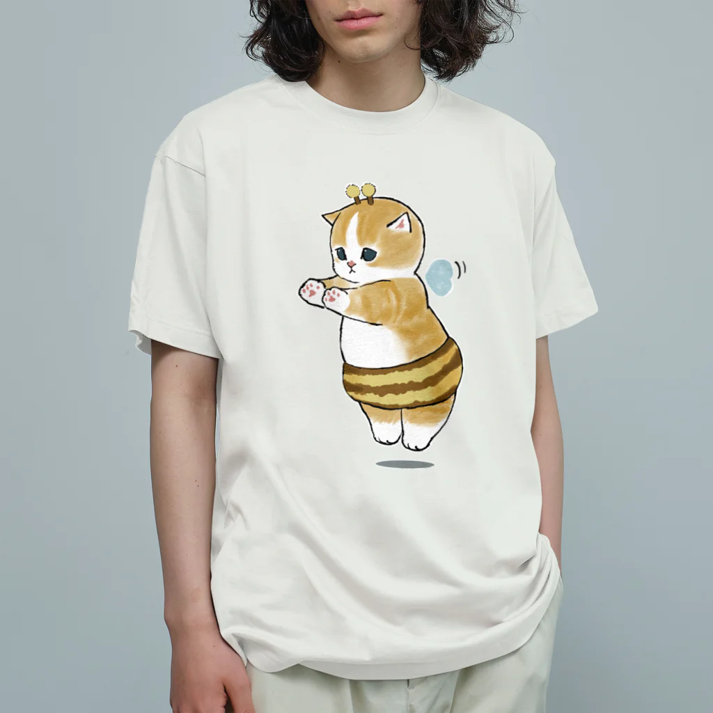 mofusandのはちにゃん オーガニックコットンTシャツ