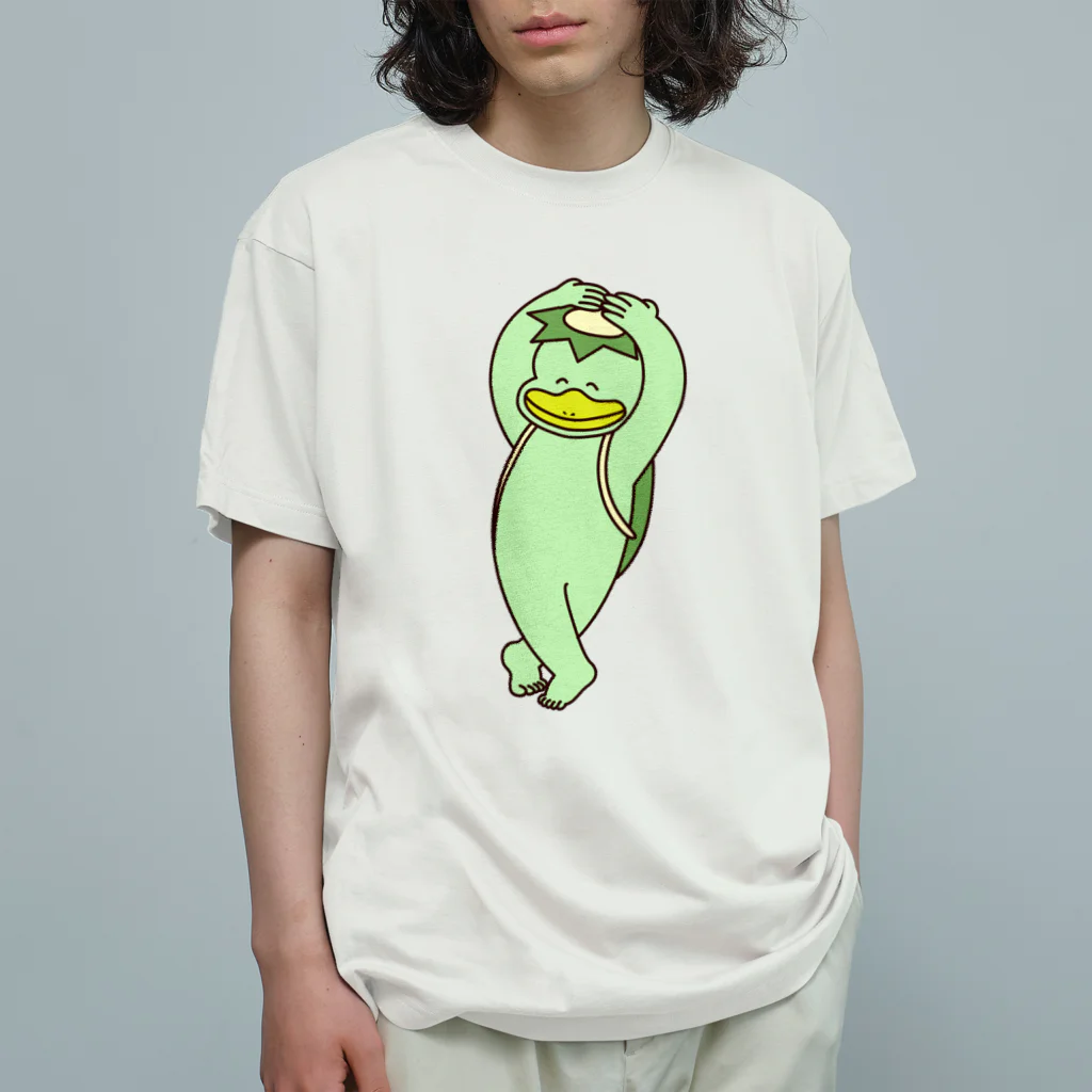 ゆかかっぱショップのワクワクかっぱTシャツ オーガニックコットンTシャツ