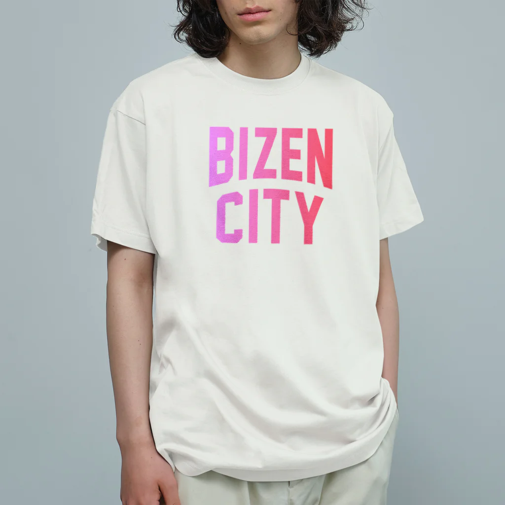 JIMOTOE Wear Local Japanの備前市 BIZEN CITY オーガニックコットンTシャツ