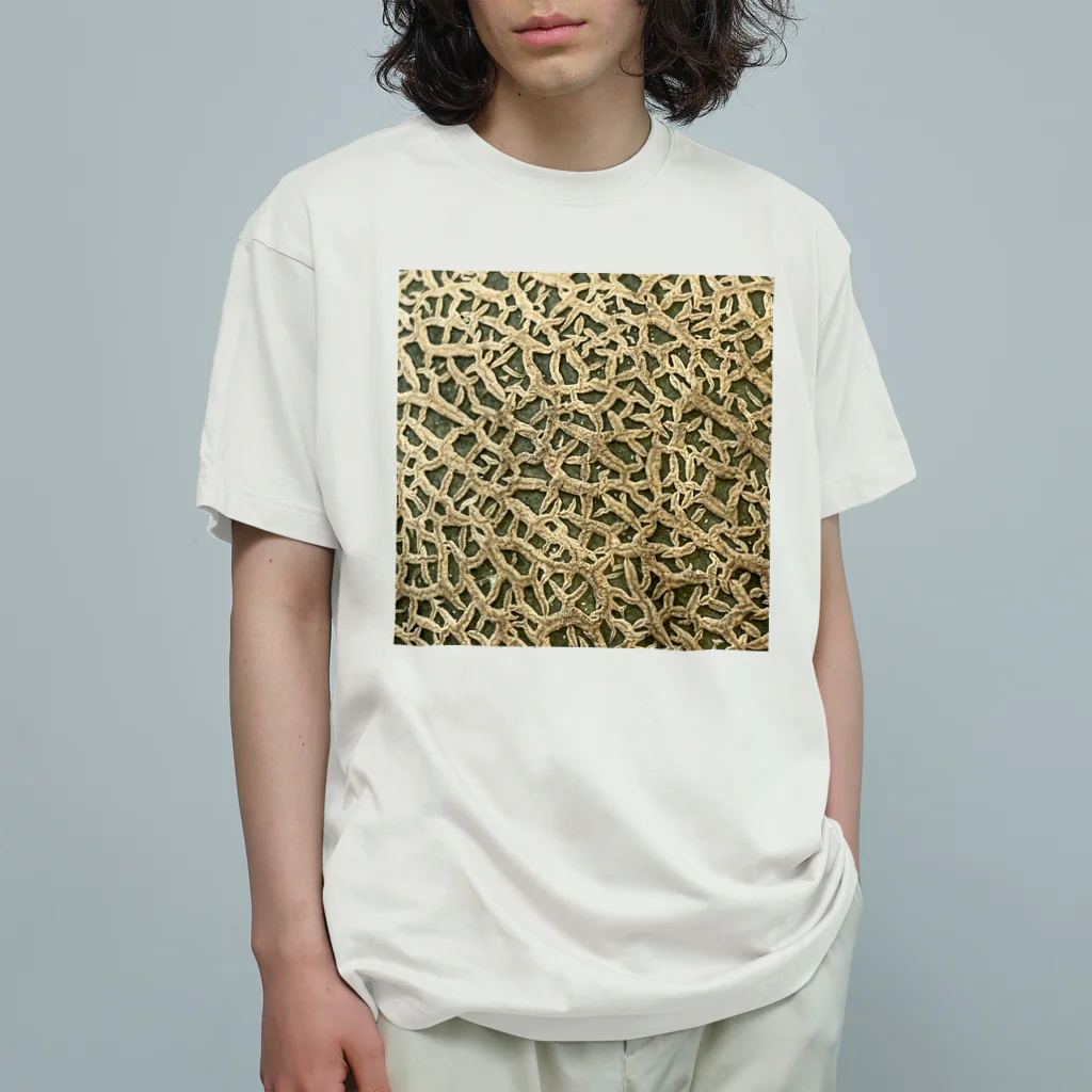 あゆのしおやきのメロンの皮 Organic Cotton T-Shirt