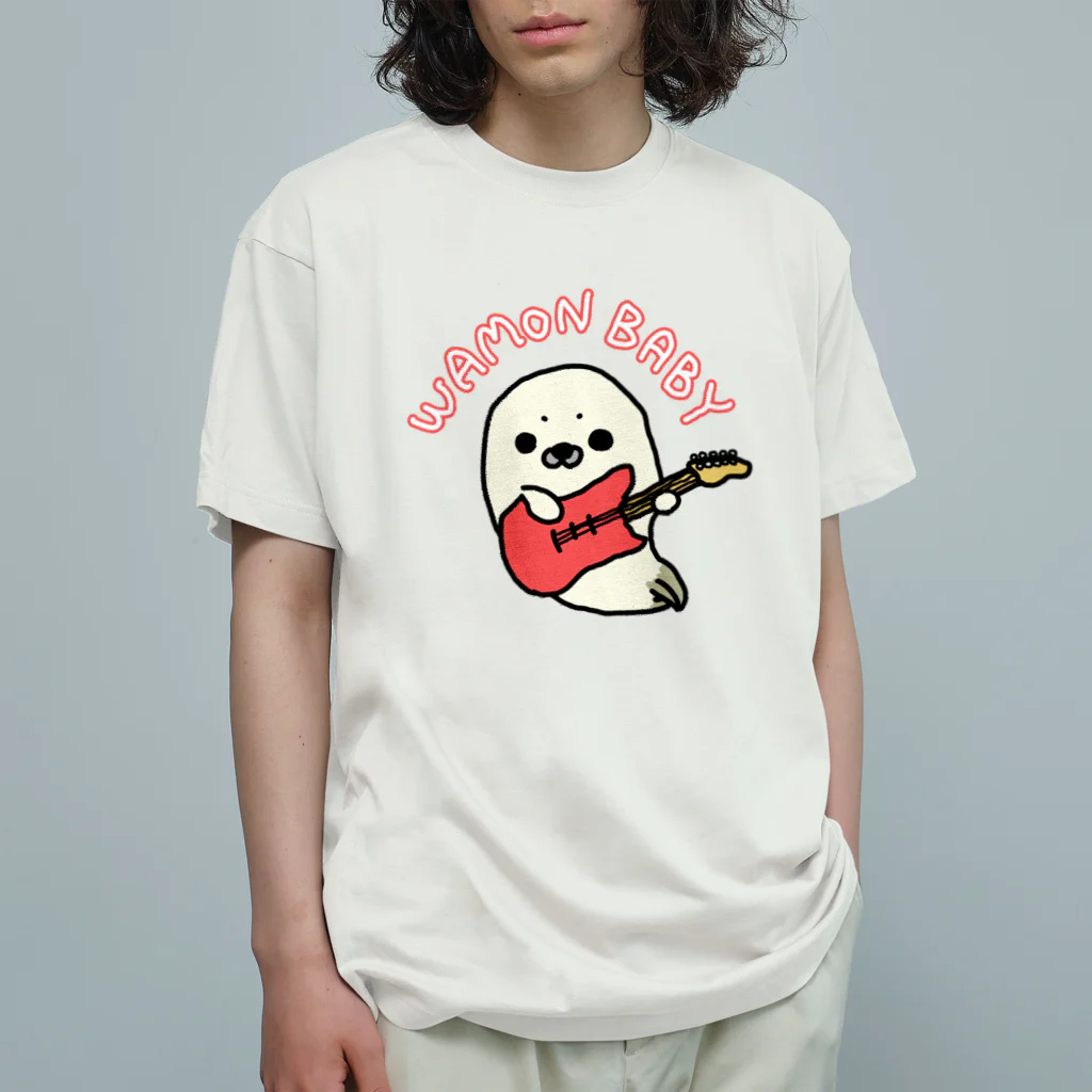 ゆるあにまるのワモンベイビー Organic Cotton T-Shirt