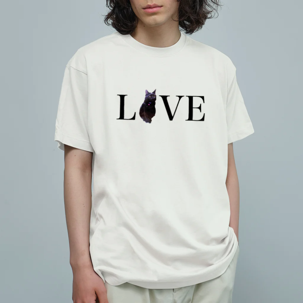 にゃんたまHOUSEのナナLOVE オーガニックコットンTシャツ