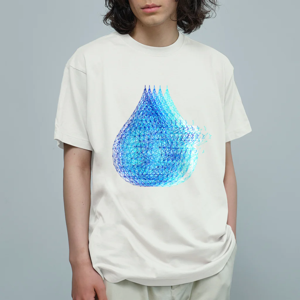 NEONEONの夏の涙 オーガニックコットンTシャツ