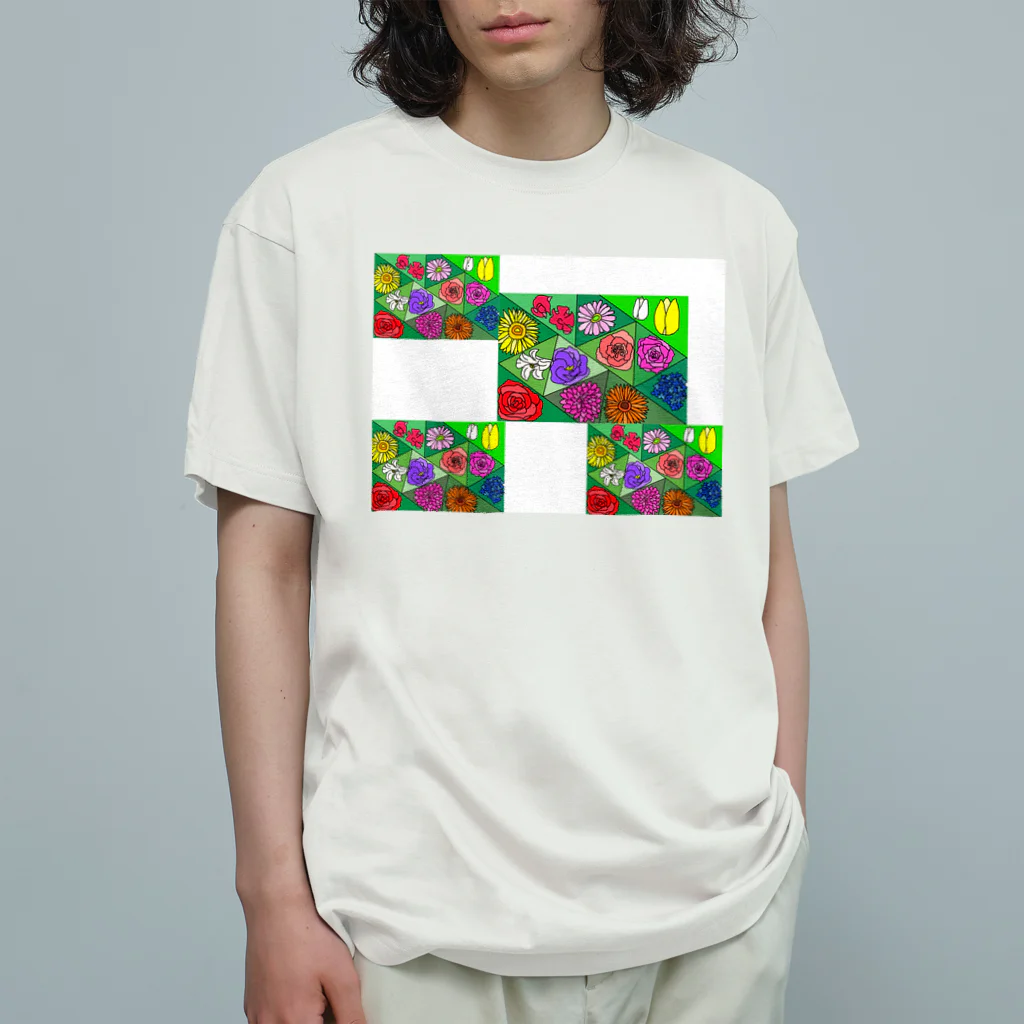 松林扶美男の12 Flowers Organic Cotton T-Shirt