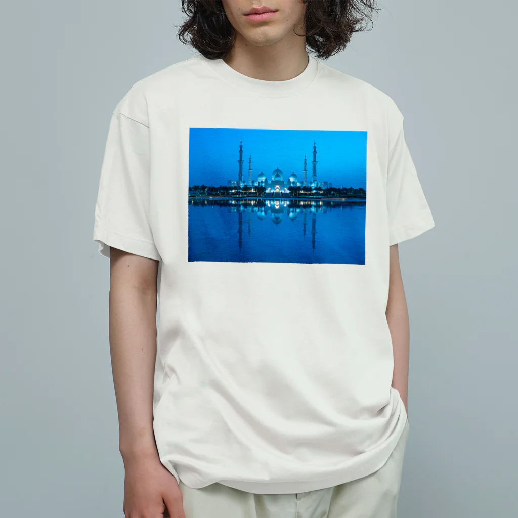 shiki-caのSheikh Zayed Grand Mosque オーガニックコットンTシャツ