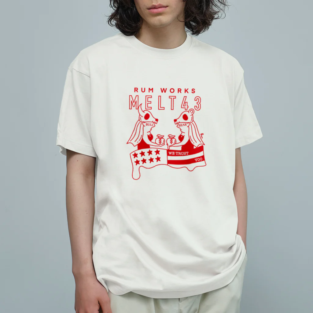 FOR INVESTORS-RUM WORKS (ラムワークス)のVOO オーガニックコットンTシャツ