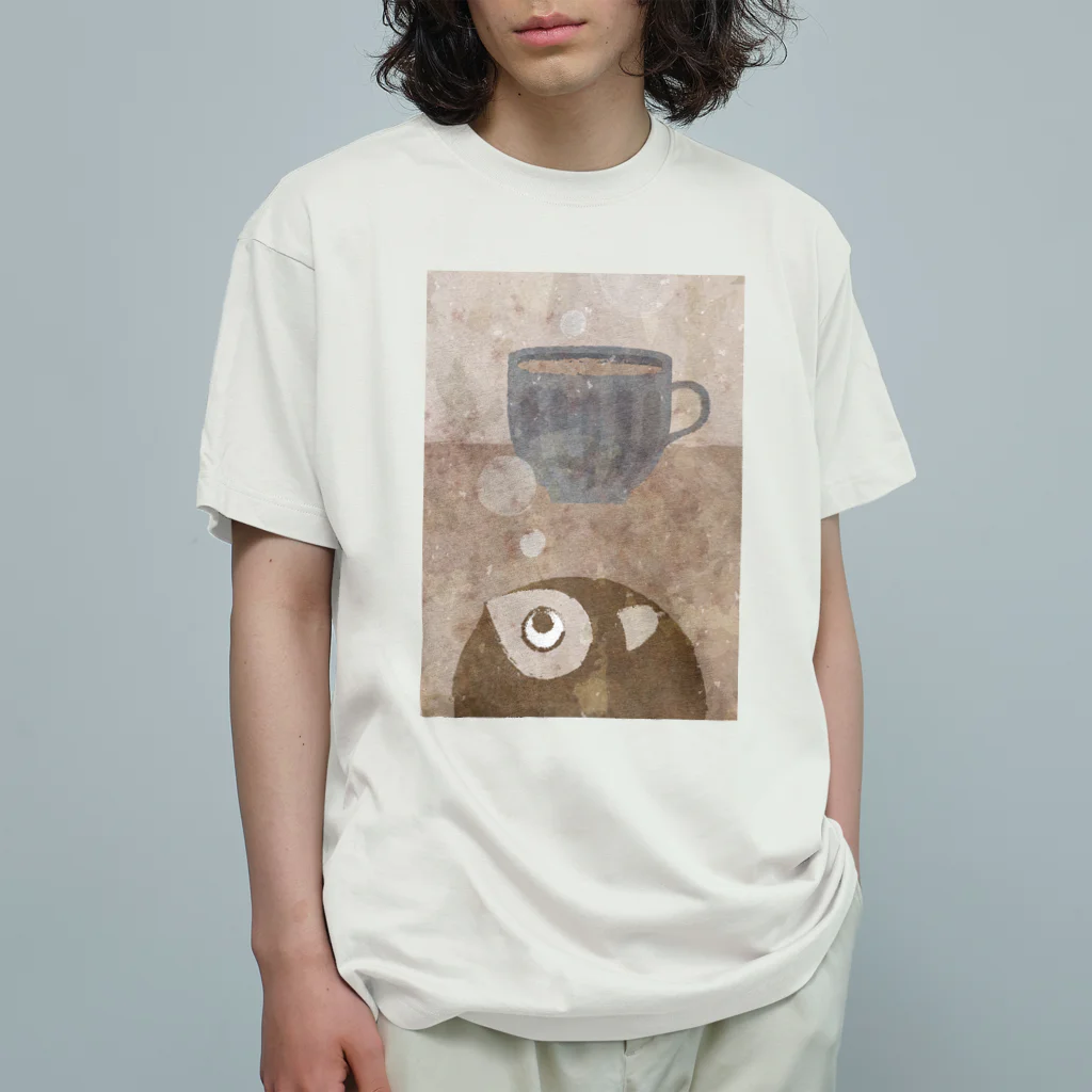 二子舎のカフェオレ オーガニックコットンTシャツ