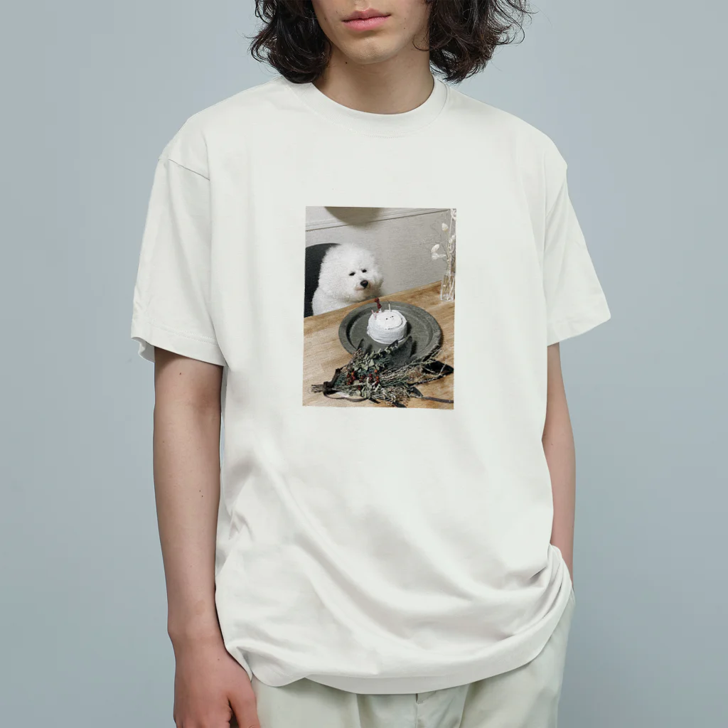 プンのお惣菜のめでた犬T オーガニックコットンTシャツ