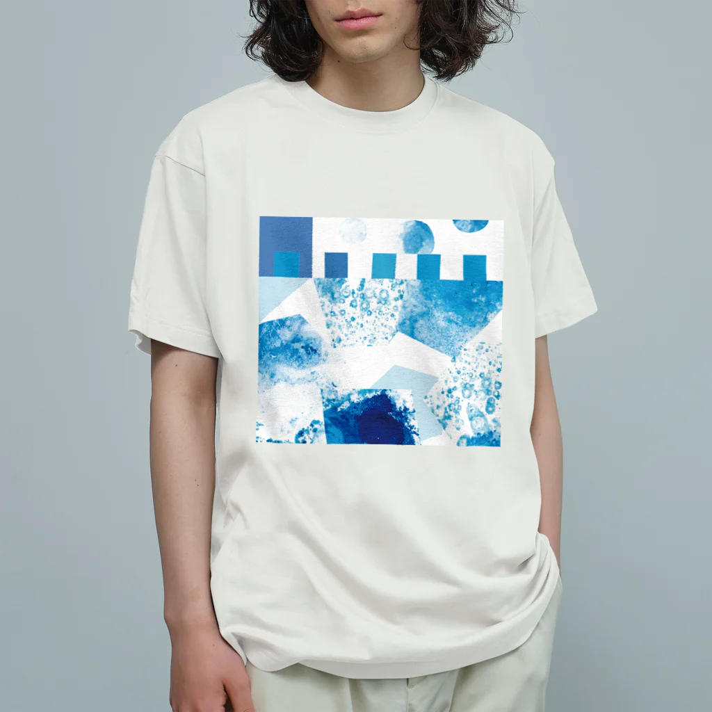 wtnb_kanaの海コラージュ オーガニックコットンTシャツ