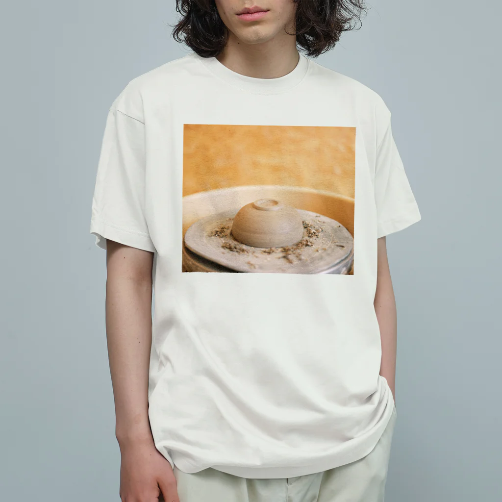 TOWA ATOのろくろ（削り） Organic Cotton T-Shirt