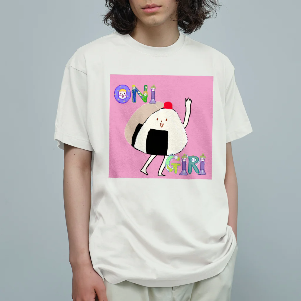 ミーミー⭐︎イニシャルズ/スージーズストアのイニシャルズ⭐︎ONI GIRI Organic Cotton T-Shirt