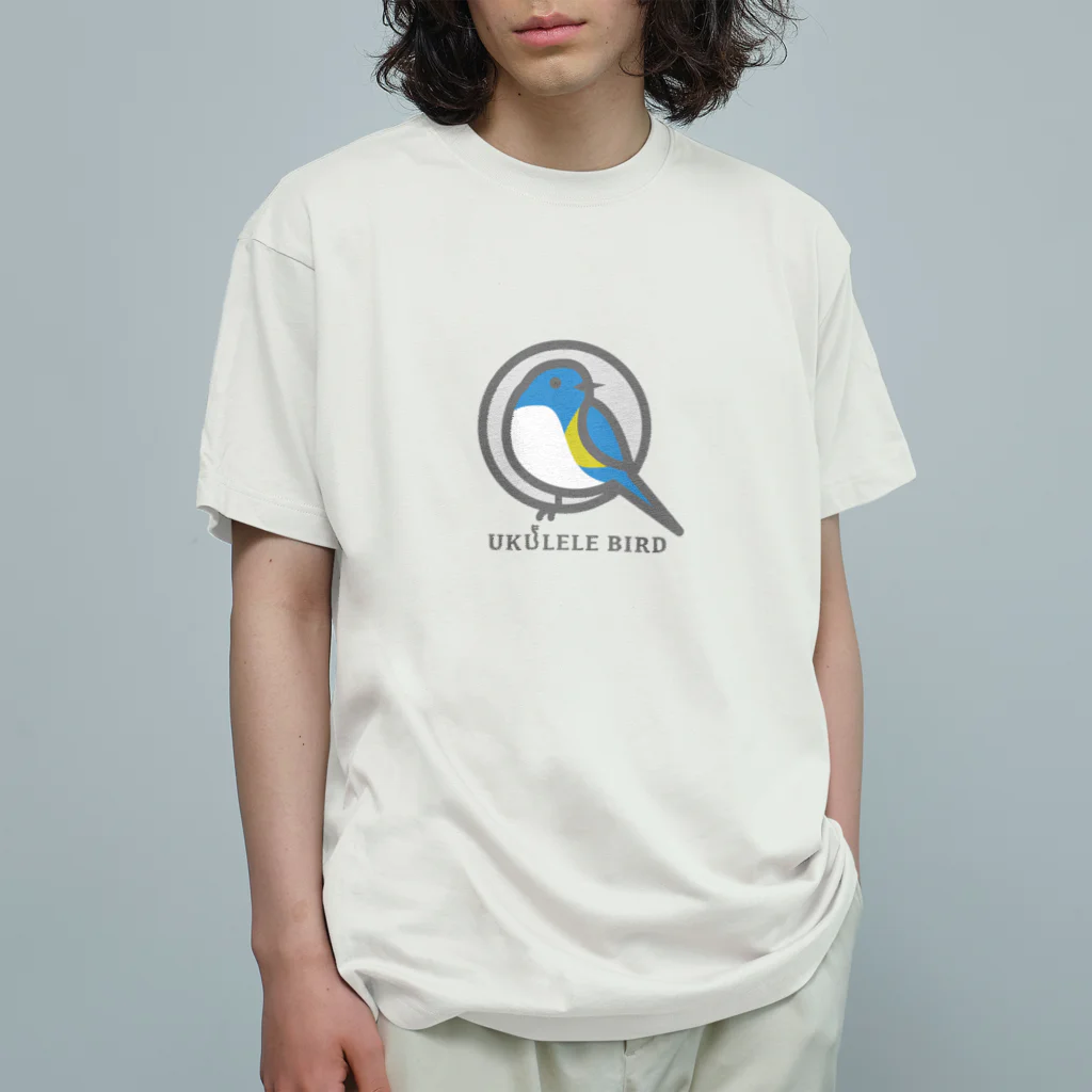 UKULELEBIRDのウクバーくん Organic Cotton T-Shirt
